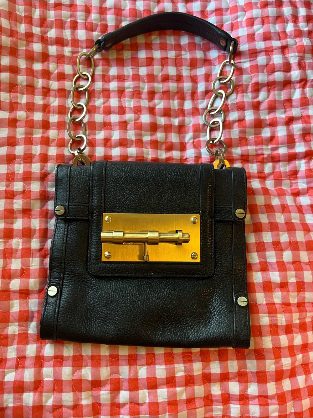 Alexis Hudson Leather Shoulder Bag — Designer Purse